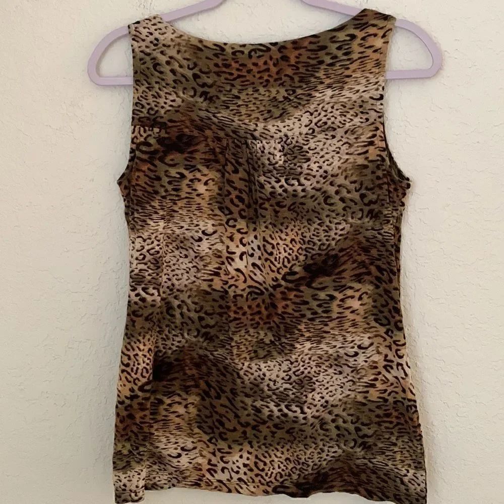 Alfani Women’s Enimals Print Sleeveless Top Size S - Picture 2 of 5